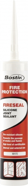 Bostik Fireseal Silicone - White - C20 - Box of 12